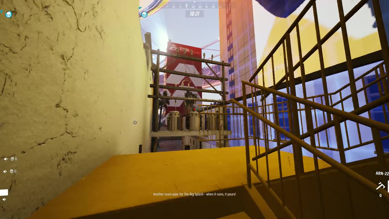 The finals use the enviorment