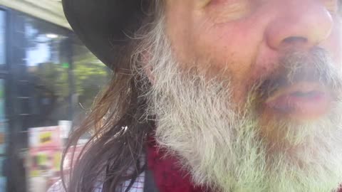 In Front of Muddy Waters Coffee House. San Francisco. 12/02/2025.