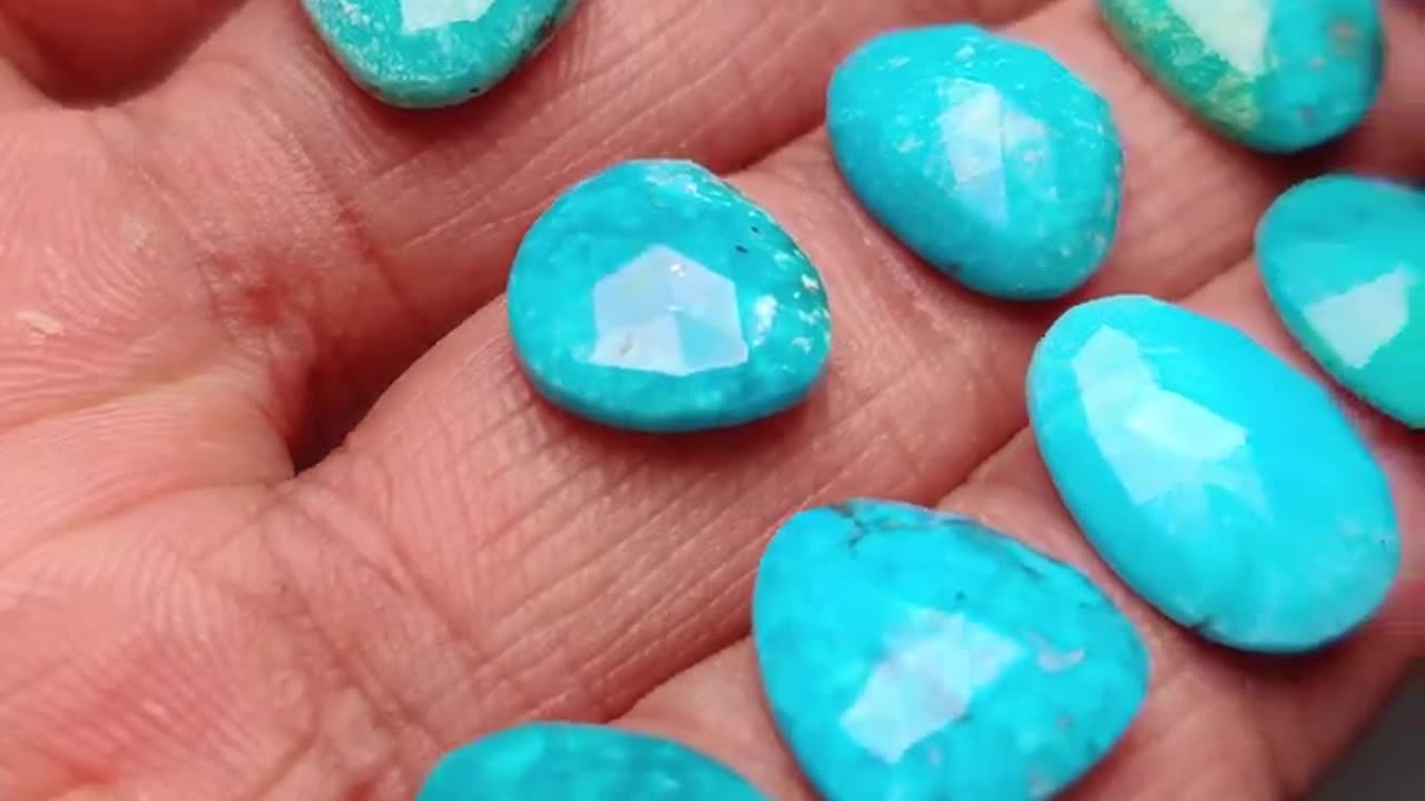 Turquoise, Amethyst, & Mother of Pearl Gemstone