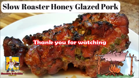 Slow Cooked Honey Glazed Pork - AMAZING!