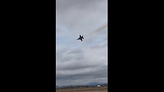 Blue Angeles F-18 Superhornet takeoff