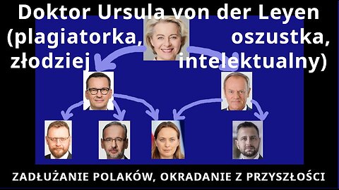 Z.Kękuś PPP 616 Doktor U.von der Leyen, plagiatorka, intelektualny złodziej, jej drogi Donald itp.