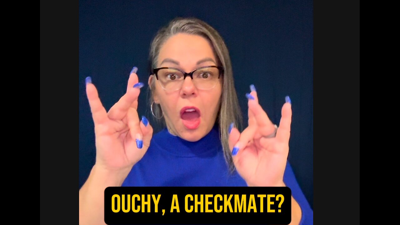 🚨 Ouchy, A Checkmate? 😱 #ASL #deaf #signlanguage
