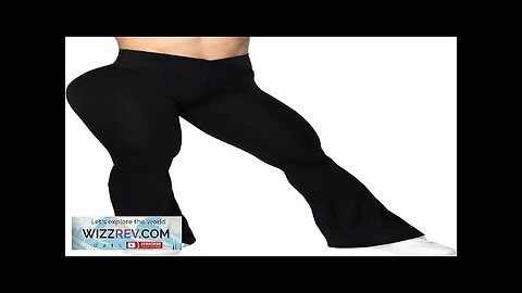 Sunzel Flare Leggings Crossover Yoga Pants with Tummy Control High-Waisted and Wide Review