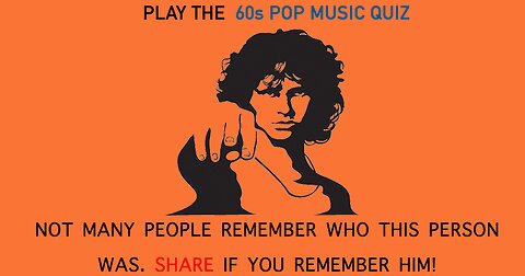 60s Pop music quiz