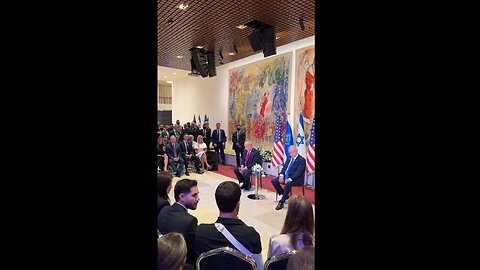President Trump listens as each hostage family tells their story