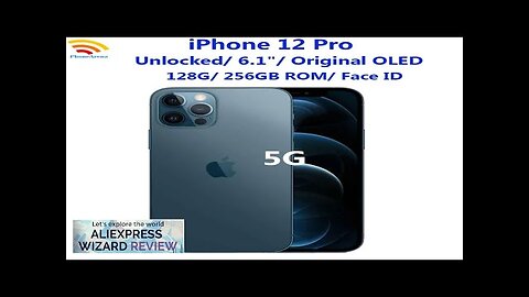 95%New iPhone 12 Pro 128GB 256GB ROM 6.1" Super Retina OLED Face Review