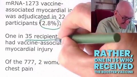 Swiss study showed that 1/35 people who received an mRNA covid booster had Vaccine associated injury