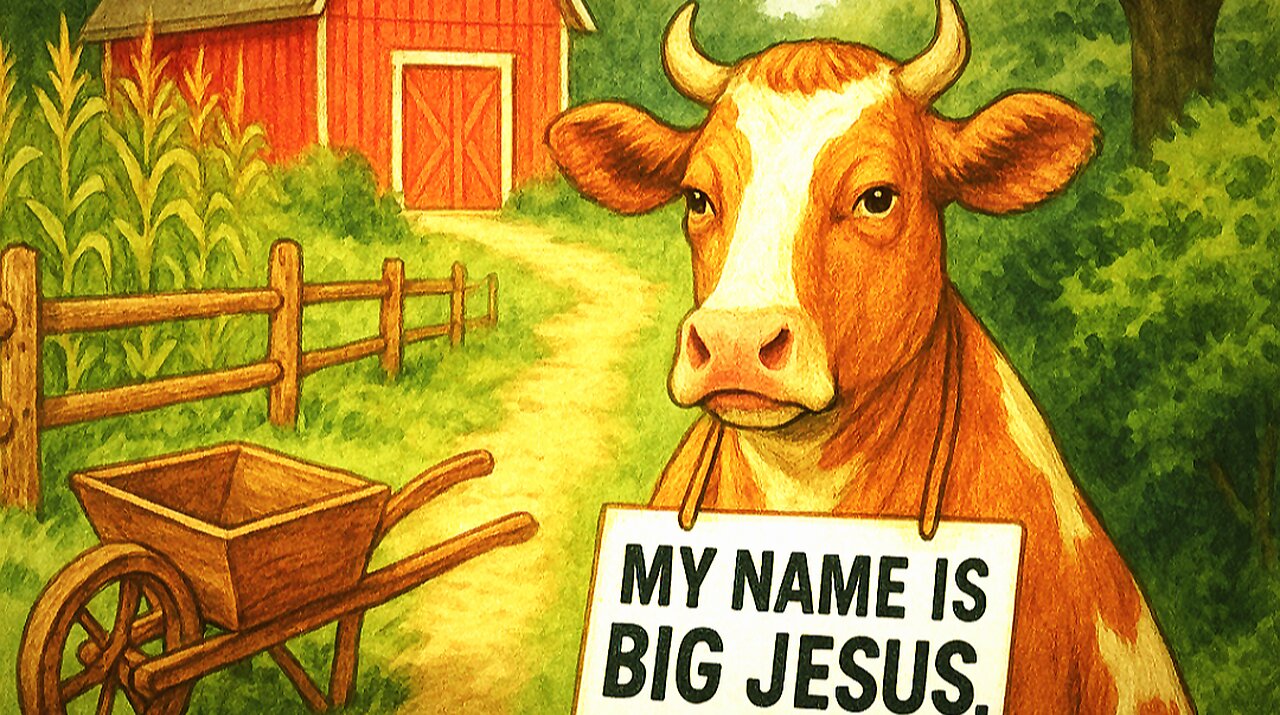 A RAGING COW MOOS IN THE NIGHT.