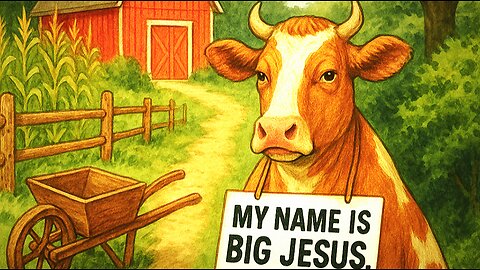 A RAGING COW MOOS IN THE NIGHT.