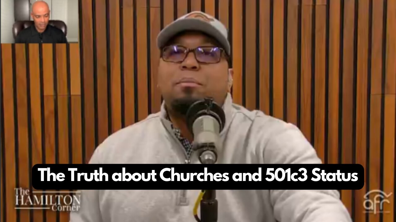 The Truth of 501c3 Status and Churches
