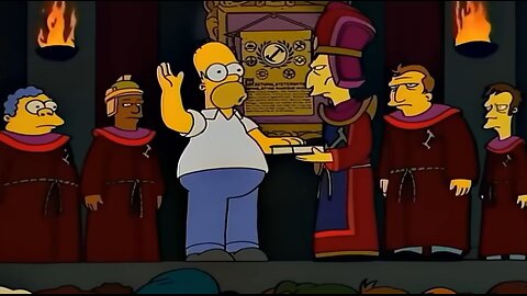 Homer Simpson Joins a Secret Society