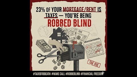 23% of Your Mortgage/Rent Is Taxes – You’re Being Robbed Blind