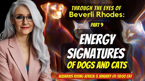 009 | Through the eyes of Beverli Rhodes: Energy signatures of dogs and cats