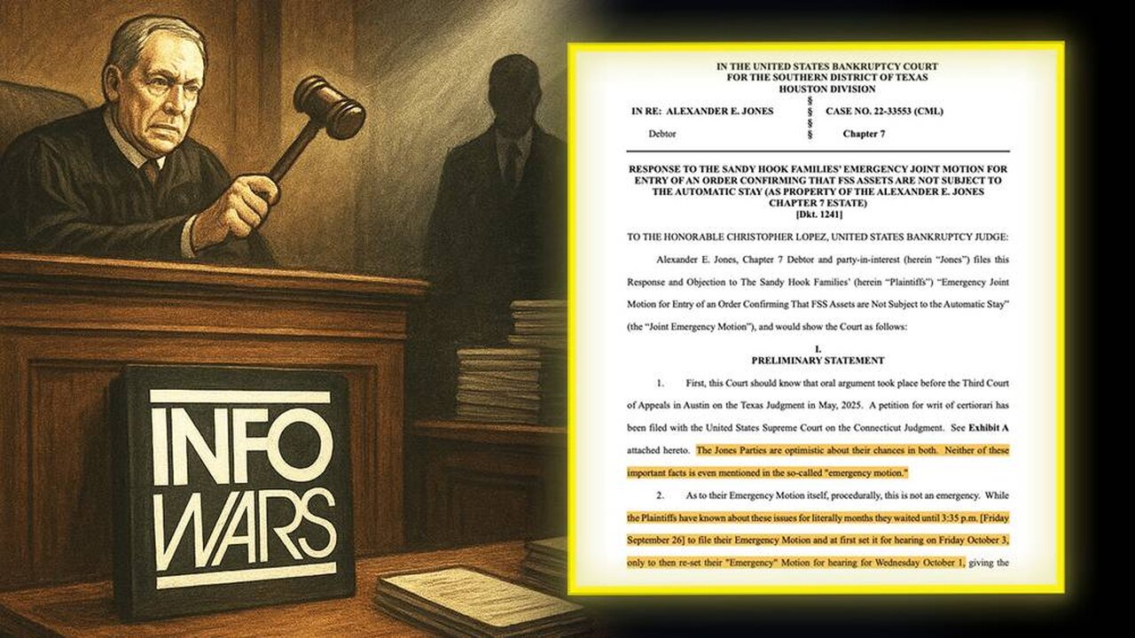 FREE SPEECH ALERT! Democrat Party Is In Federal Court In Houston Attempting To SHUT DOWN Infowars