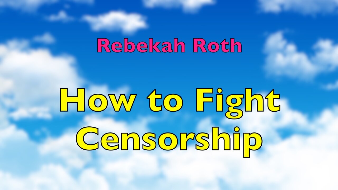 Rebekah Roth Beyond 9/11: How to Fight Censorship