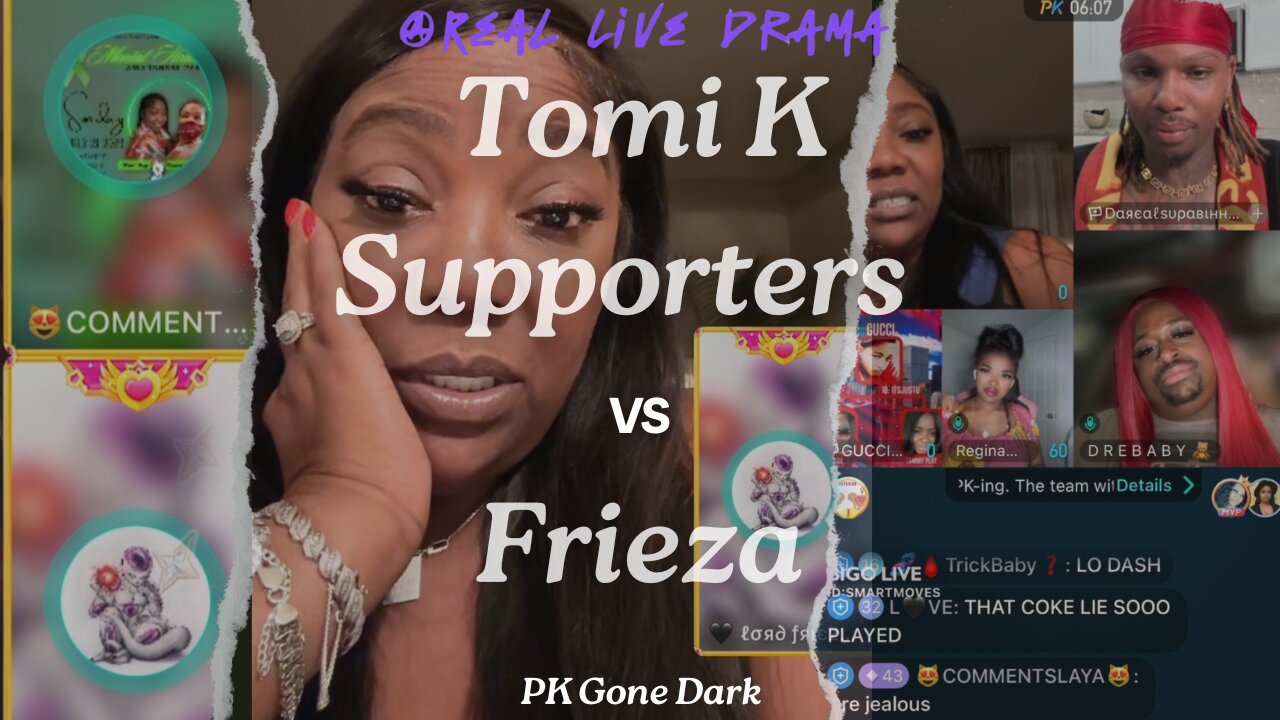 Tomi K Supporters & Frieza Dog Each Other Out ~ Talks of Pastor P Saga ~ PK W/ Drebaby Goes Dark