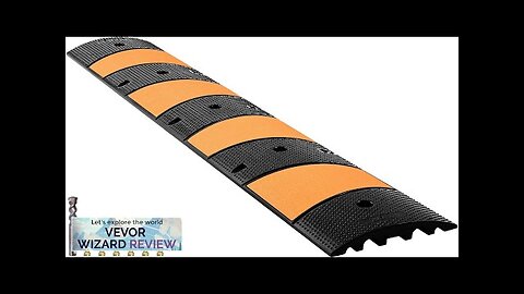 VEVOR Rubber Speed Bump 1 Pack 2 Channel Speed Bump Hump 72.8" Review