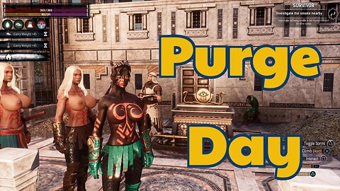 Conan Exiles purge day Busty boobs Breast Expansion huge tits