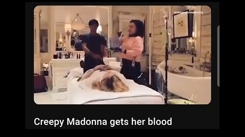 Madonna gets her fix of child blood 🩸 or adrenochrome