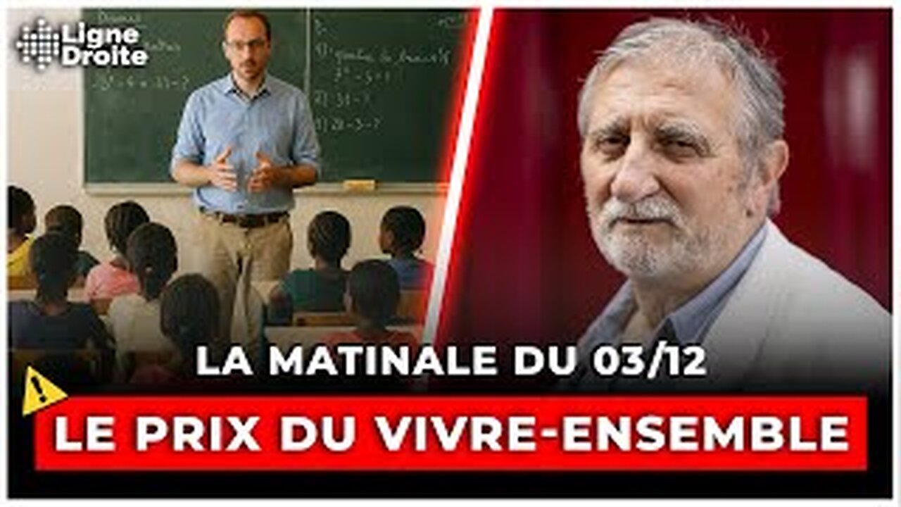 Ce que coûte vraiment l’immigration à notre école - La matinale du 3 décembre