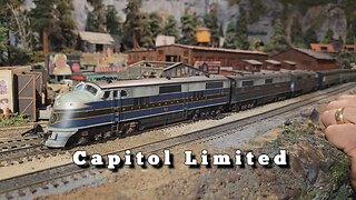 Running The Capitol Limited On Al Pugliese's HO Scale Layout