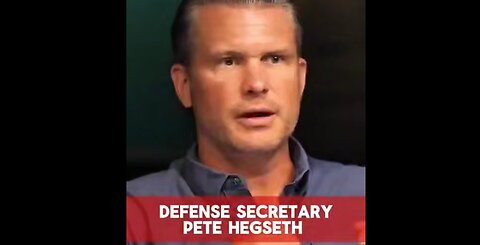 Defense Secretary Pete Hegseth