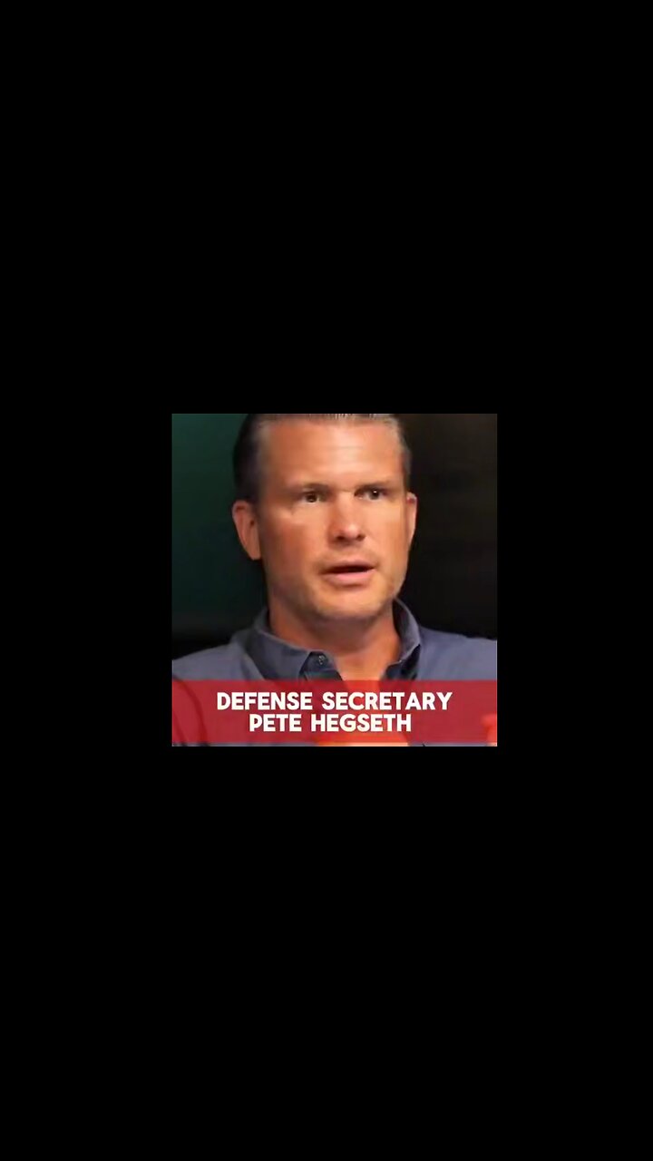 Defense Secretary Pete Hegseth
