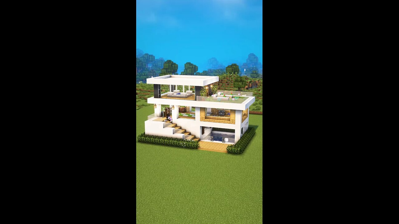 Modern House in Minecraft