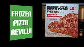 FROZEN PIZZA REVIEW Detroit Style Deep Dish