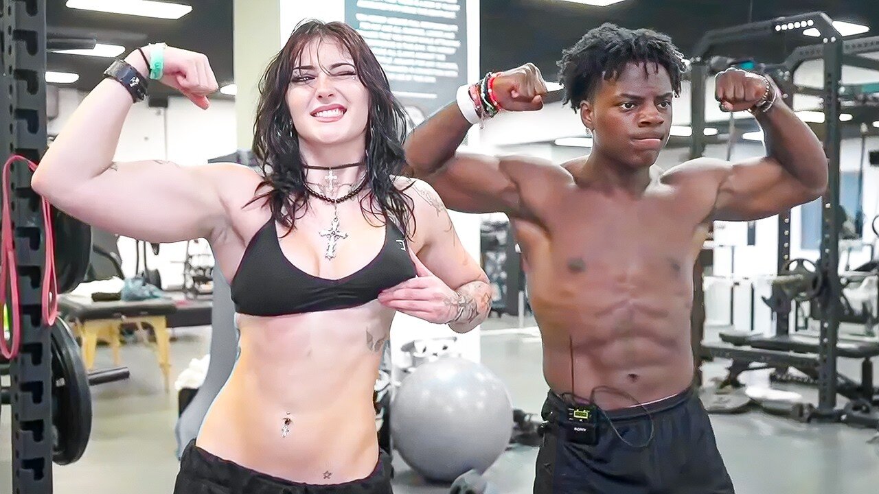 iShowSpeed's First Time Working Out With A Girl!