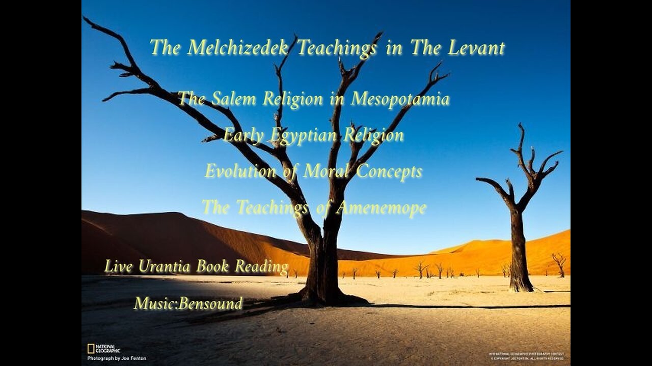 The Melchizedek Teachings in The Levant
