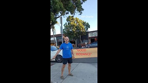 Passerby says "Good Riddance" at Charlie Kirk vigil - Normal Heights, San Diego