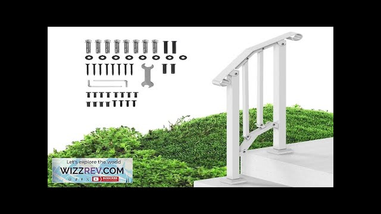 VEVOR 1-2 Step Handrails for Outdoor for Seniors Porch Deck Retro Arch Review