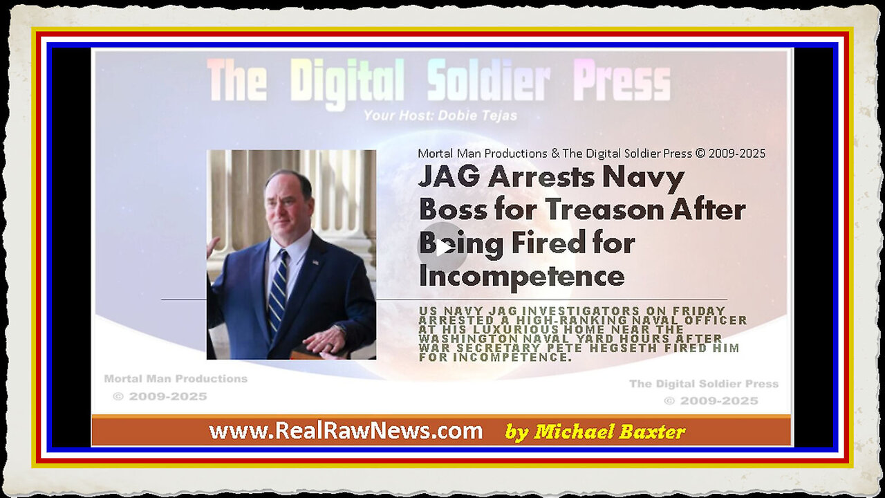 JAG Arrests a Navy Boss for Treason