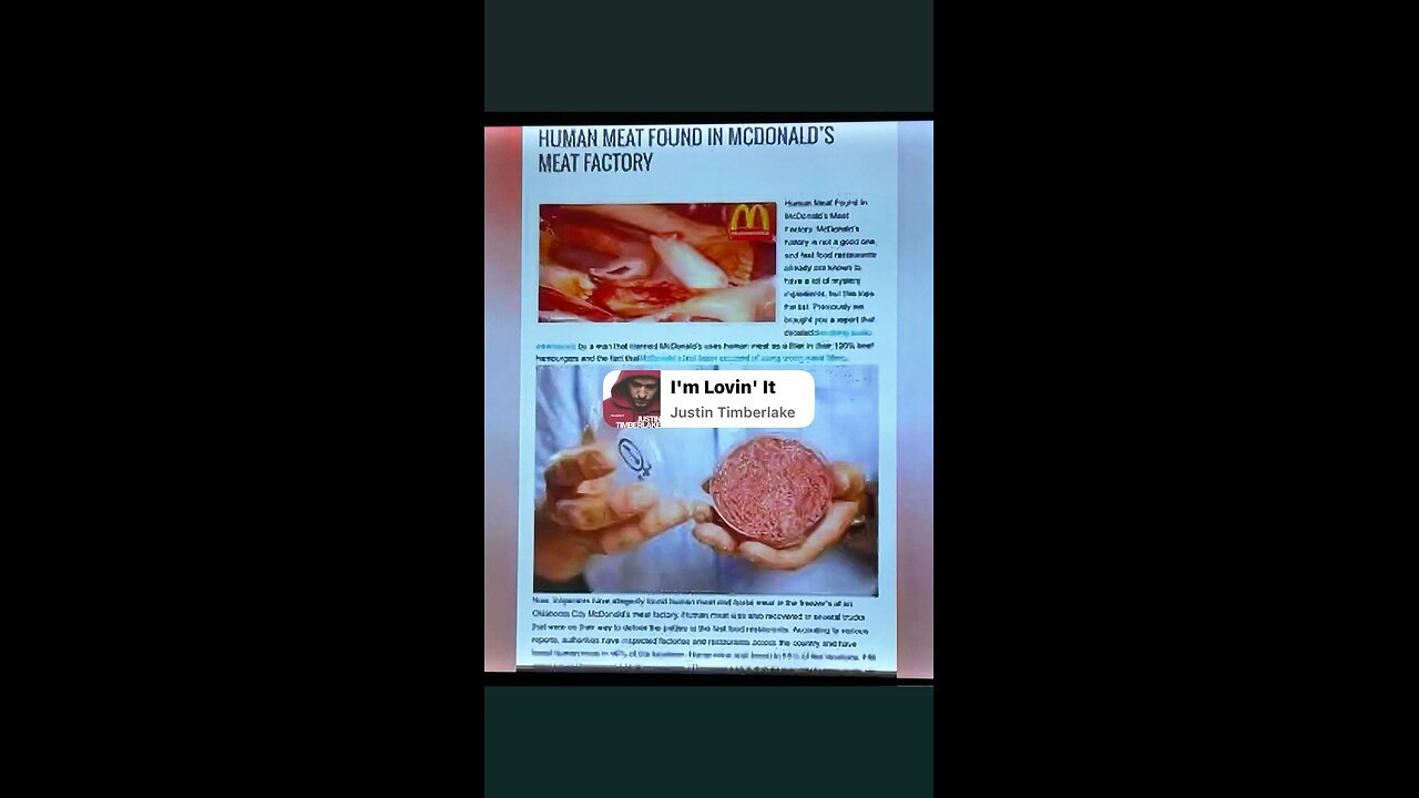 Are you still eating at McDonald’s?