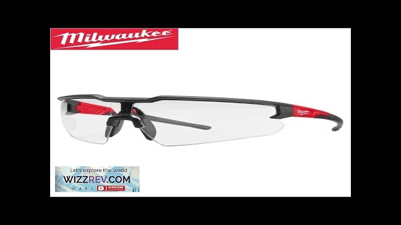 Milwaukee 48-73-2000A Clear Safety Glasses Anti Fog Scratch Resistant Lens Maximum Comfort Review