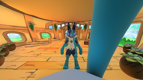 You're Mega Lucario Z First Person Mirror POV Post Transformation Pokemon Mystery Dungeon Animation