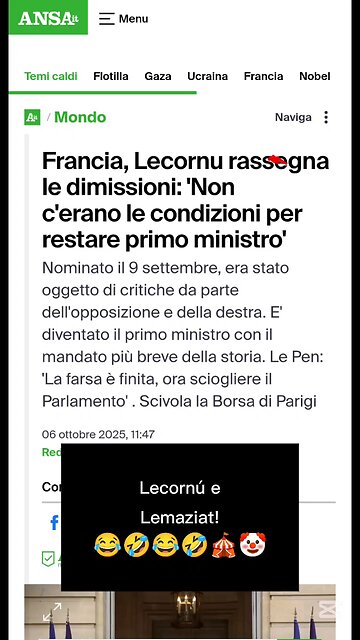 la notizia del giorno