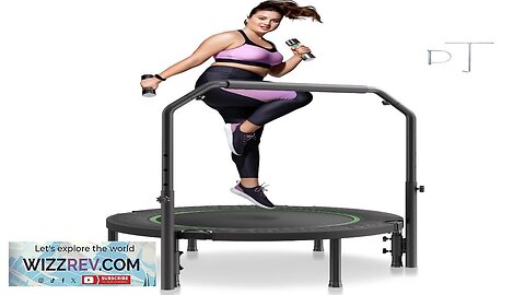 VEVOR 40" Foldable Mini Fitness Trampoline Adults Exercise Rebounder with Handle Review