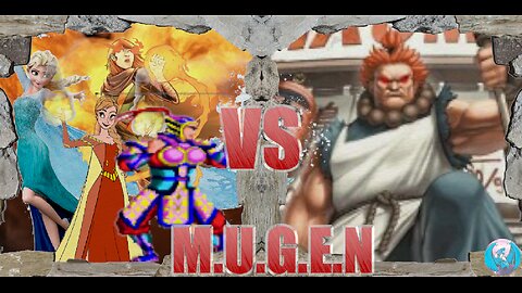 Clash of Ascended Gods: Anna, Elsa, Hope & Mulan EX VS Rare Akuma | MUGEN Clash!