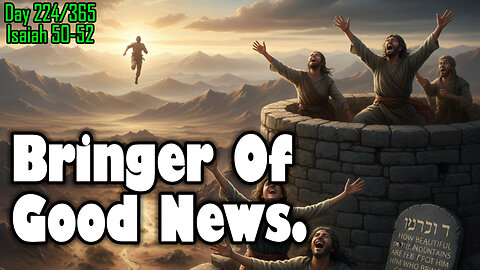 Day 224/365 - The Messenger on the Mountains 🏔️ #isaiah #bible