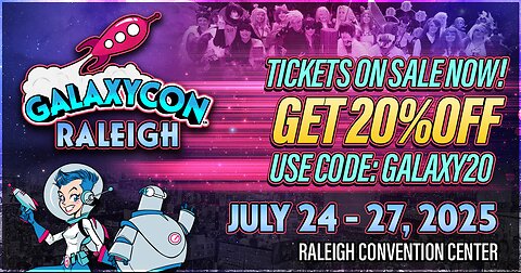 Galaxy Comic Con Raleigh NC July 2025