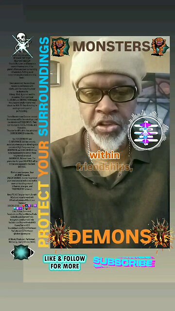 ▪︎MONSTERS AND DEMONS/PROTECT YOUR SURROUNDINGS▪︎