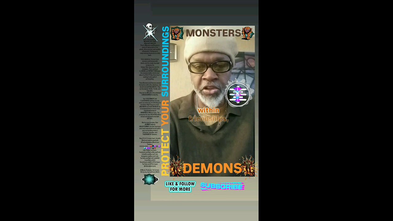 ▪︎MONSTERS AND DEMONS/PROTECT YOUR SURROUNDINGS▪︎
