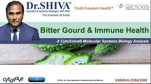Dr.SHIVA™: Bitter Gourd on Immune Health @CytoSolve Systems Analysis(5/21)