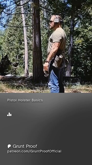Pistol Holster Basics