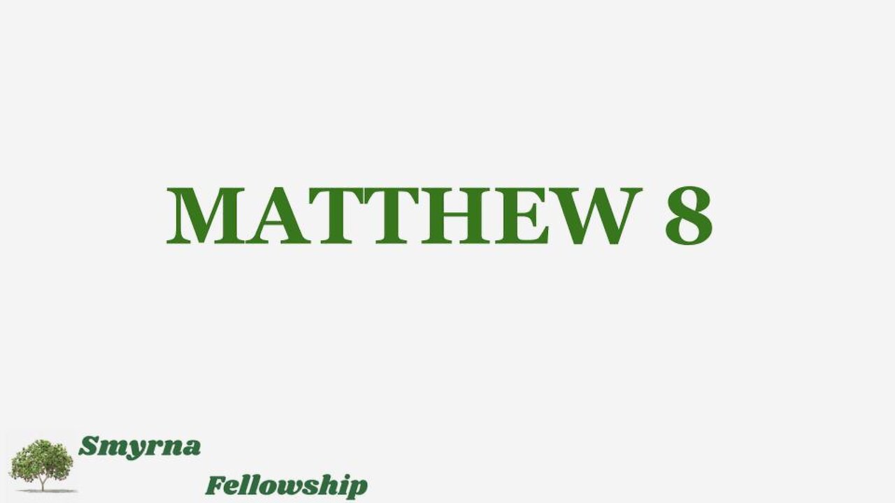 Matthew 8