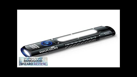 WARSUN Rechargeable Flashlight 1900 Lumens 5500 Mah Super Bright Magnet Flash Light Review