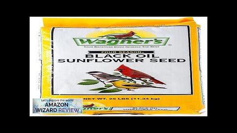 Wagner's 76027 Black Oil Sunflower Wild Bird Food 25-Pound Bag Review